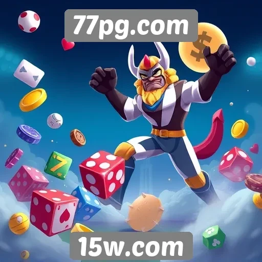 Variedade de jogos disponíveis em 77pg.com